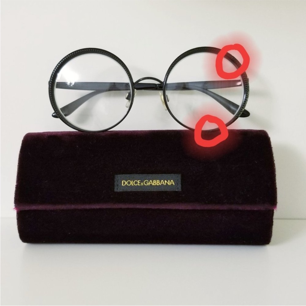 Dolce & Gabbana Black Glasses * no case - Picture 3 of 6